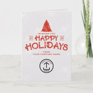 Navidades de negocios con clientes de tarjetas de 