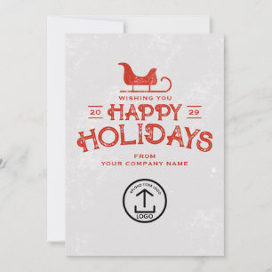 Navidades de negocios con clientes de tarjetas de 