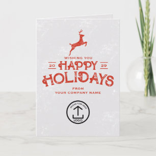 Navidades de negocios con clientes de tarjetas de 