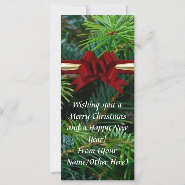 Navidades De Negocios Elegantes Imprimidos De Colo (Anverso)