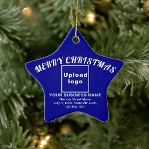 Navidades de negocios Ornamento cerámico Estrella