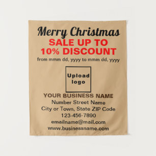 Navidades de negocios venden tapiz marrón claro