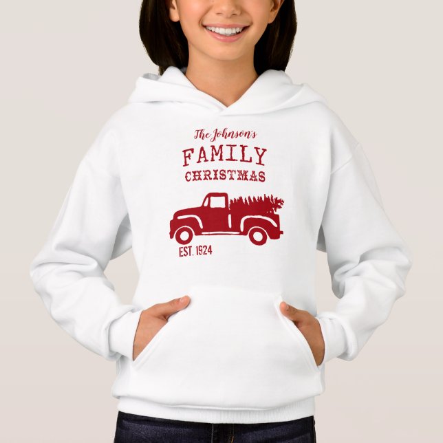 Navidades de nombres personalizados de camiones de (Anverso)