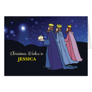 Navidades de nombres personalizados desean tres re