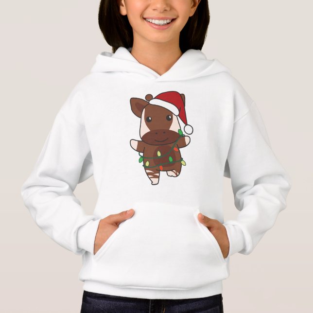 Navidades de Okapi Animales de Invierno Holiday Ok (Anverso)