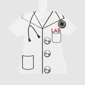 NAVIDADES DE ORNAMENTO DE LAB COAT PAC (PERSONALIZ