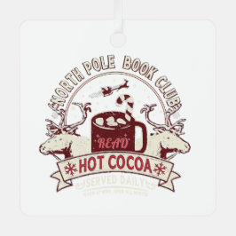 Navidades de ornamentos del North Pole Book Club