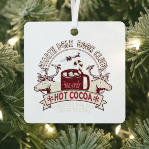 Navidades de ornamentos del North Pole Book Club