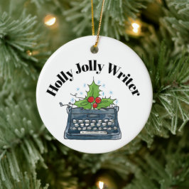 Navidades de ornamentos escritores Keepsake Retro