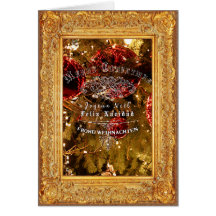 Navidades de oro de lujo - Notecard
