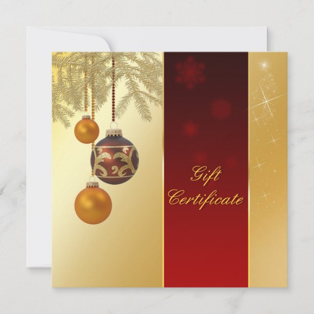 Navidades de oro elegantes (Anverso)