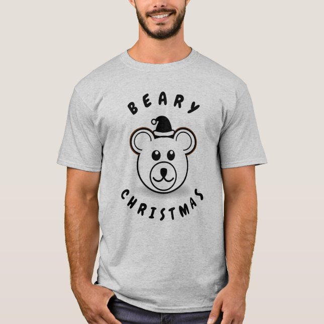 NAVIDADES DE OSO VACACIONES EN CAMISETA (Anverso)