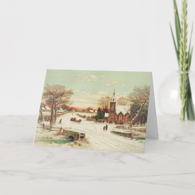 Navidades De País, Tarjeta De Navidad (Anverso)