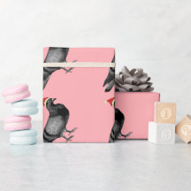 navidades de paloma envolver papel