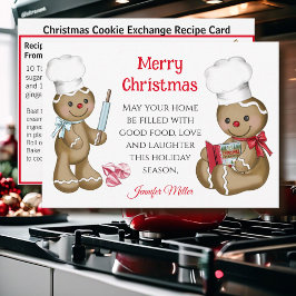 Navidades de pan de jengibre receta de intercambio