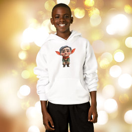 Navidades de papá cansados Hoodie de niño mayor