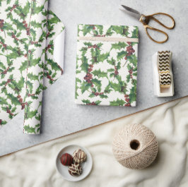 Navidades de papel de marfil en blanco roto