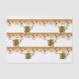 Navidades de papel de tejido decorativo