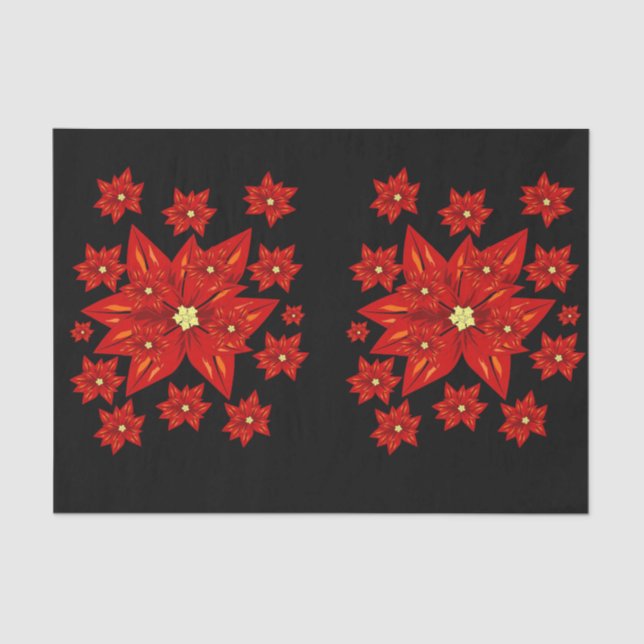 Navidades de papel de tejido decorativo (Anverso)