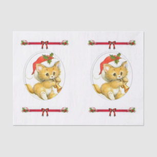 Navidades de papel de tejido decorativo