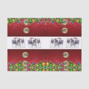 Navidades de papel de tejidos