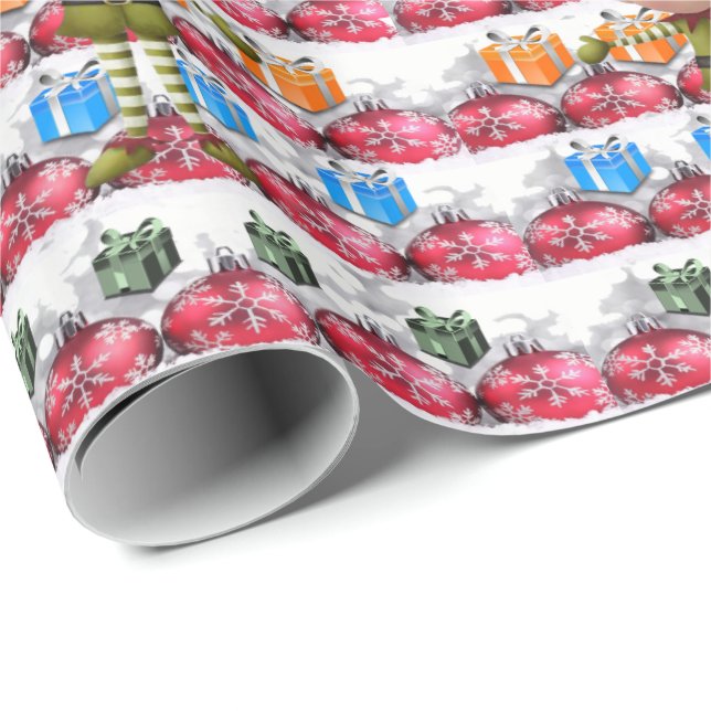 Navidades de papel envuelto (Esquina del rollo)