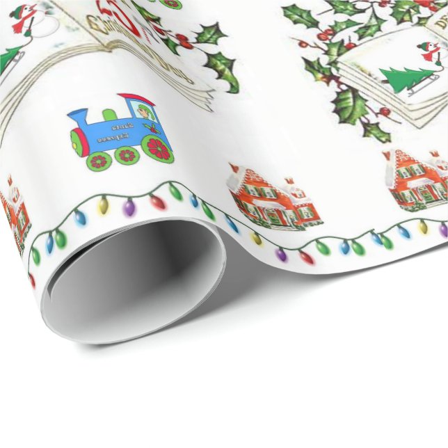 Navidades de papel envuelto (Esquina del rollo)