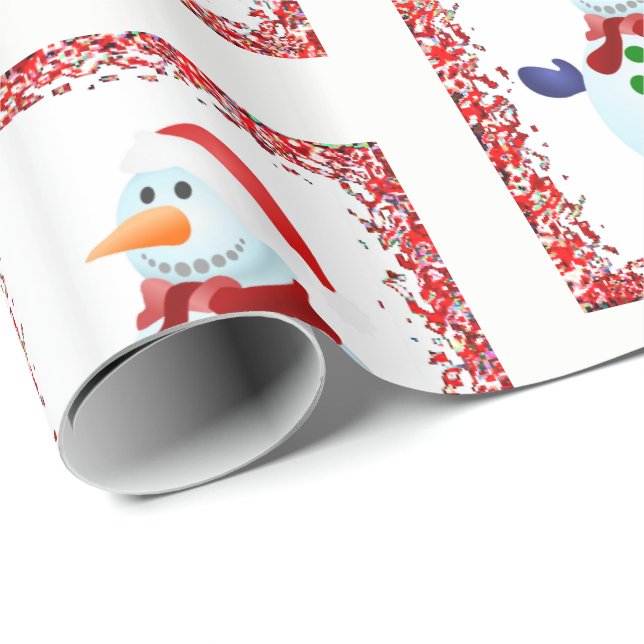 Navidades de papel envuelto (Esquina del rollo)