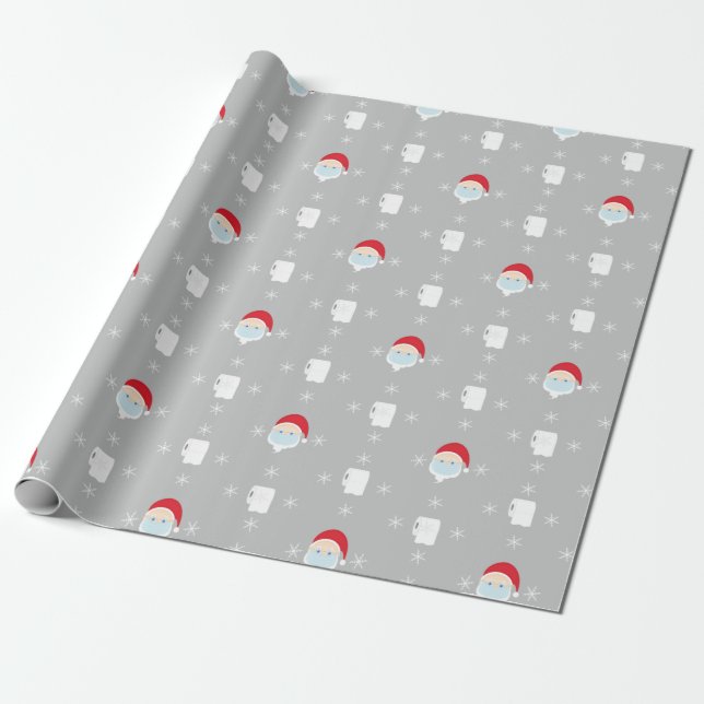 Navidades de papel Santa y de aseo 2020 (Desenrollado)
