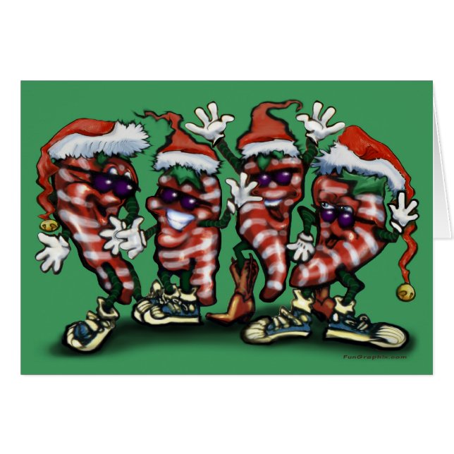 Navidades de Peppers Candy Cane (Anverso (Horizontal))