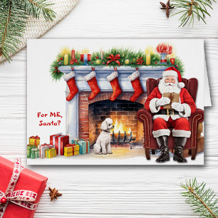 Navidades de perro de juguete blanco de regalo de 