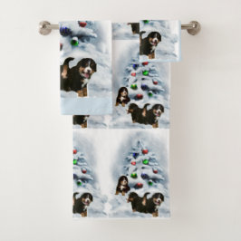 Navidades de Perro de Montaña de Bernese