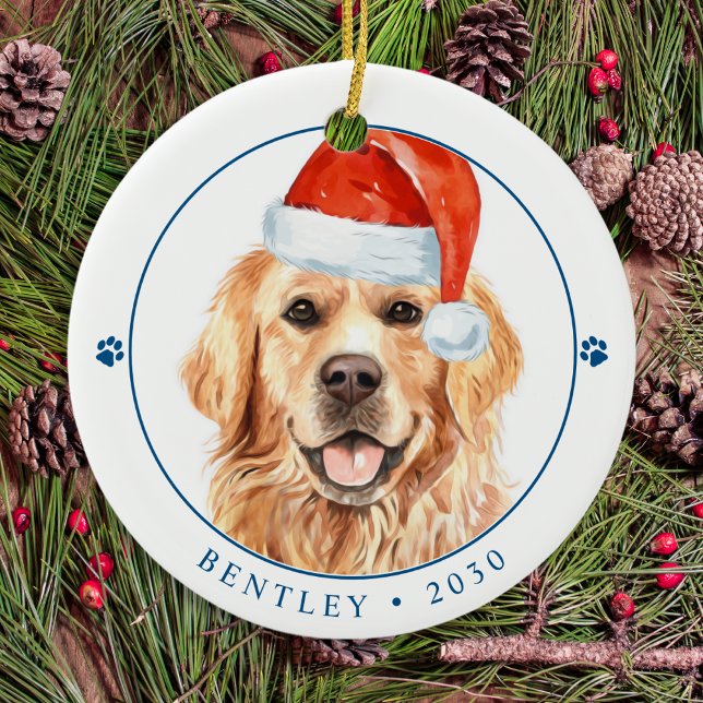 Navidades de perros adornos personalizados de Gold (Subido por el creador)