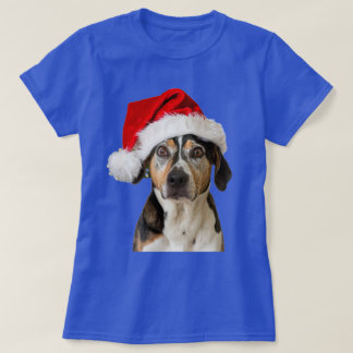 Navidades de perros graciosos Navidad con camiseta
