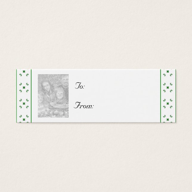 Navidades de personalizable/Etiqueta de regalo de  (Frente)