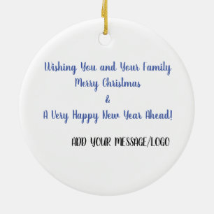 Navidades de personalizable Ornamento cerámico 202