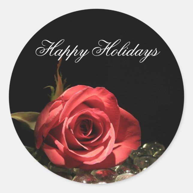 Navidades de personalizable Pegatinas de sobre (Anverso)