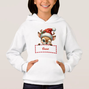 Navidades de personalizable reno y caña de canas