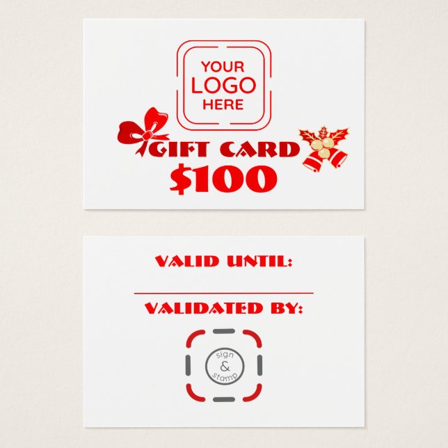 Navidades de Personalizados de logotipos de empres (Anverso y reverso)