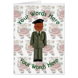 Navidades de Personalizados de soldados negros jug