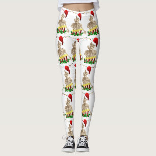 navidades de pesadilla de esqueletos leggings