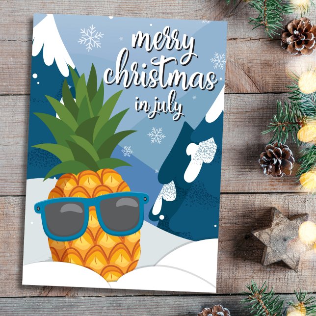 Navidades de piña de Guay en la tarjeta de saludo  (Subido por el creador)