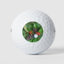 Navidades de pino y pino de bola de golf