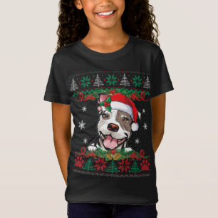 Navidades de Pitbull Perro suéter Santa Ugly Xma