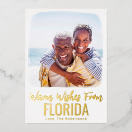 Navidades de playa de fotos familiares tarjeta Rel