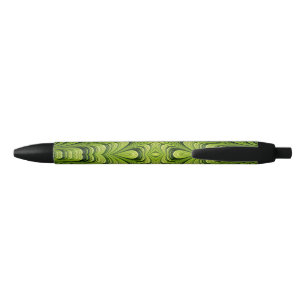 Navidades de plumas de tinta negra diseñan verde
