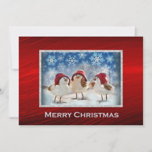 Navidades de pollo con nieve color agua Navidad pl