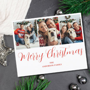 Navidades de presupuesto 3 Tarjeta de tipografía r