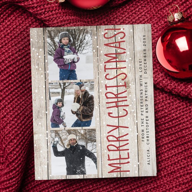 Navidades de presupuesto 3 tarjeta de vacaciones d (Subido por el creador)