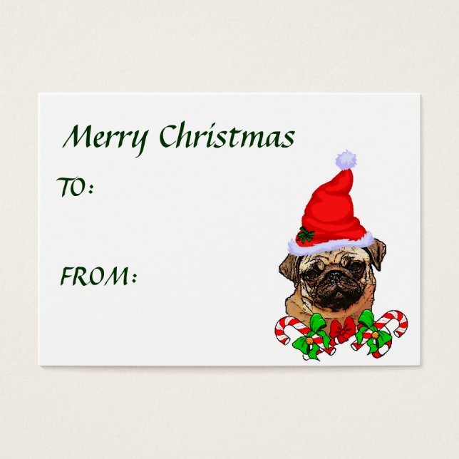 Navidades de Pug Lovers regalos (Frente)